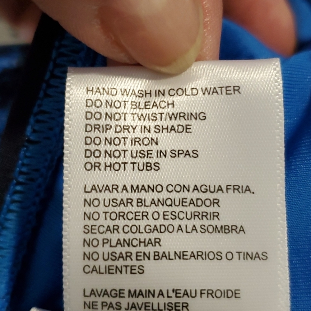 MK (TOP ONLY) HIGH NECK HALTER BIKINI TOP/WORKOUT TOP - Picture 11 of 11